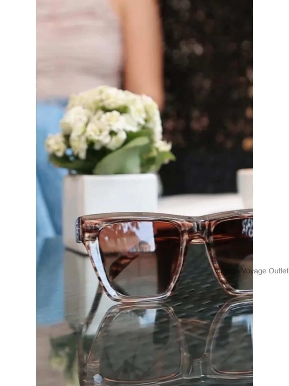 Oversized Square Cat Eye Polarized Sunglasses UV400 Protection for Women